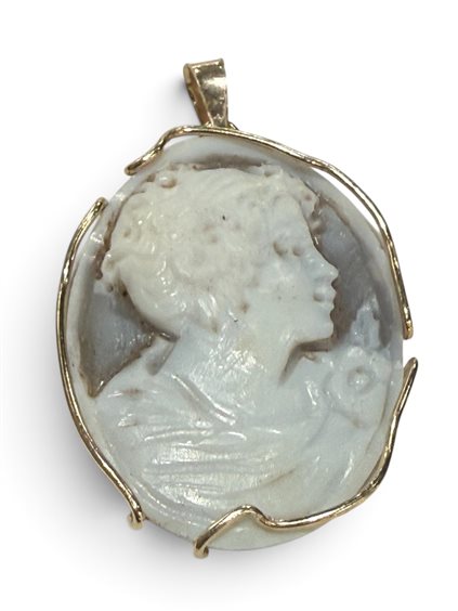 Pendente Mandile 1922 Donna Cammei  in Argento Conchiglia 2MCICM241 - 2MCICM241